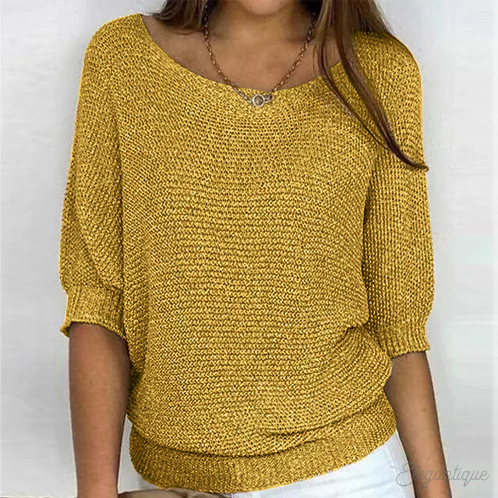 Luigia - Elegant Knitted Jumper