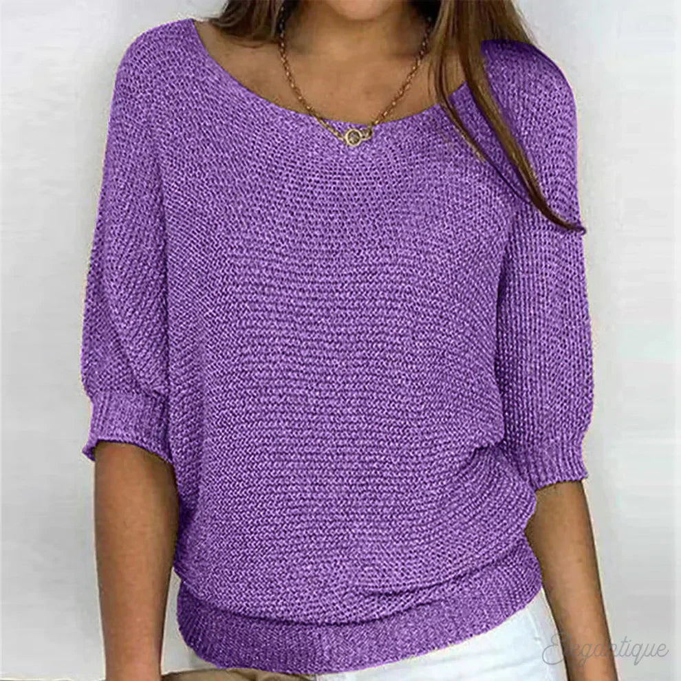 Luigia - Elegant Knitted Jumper