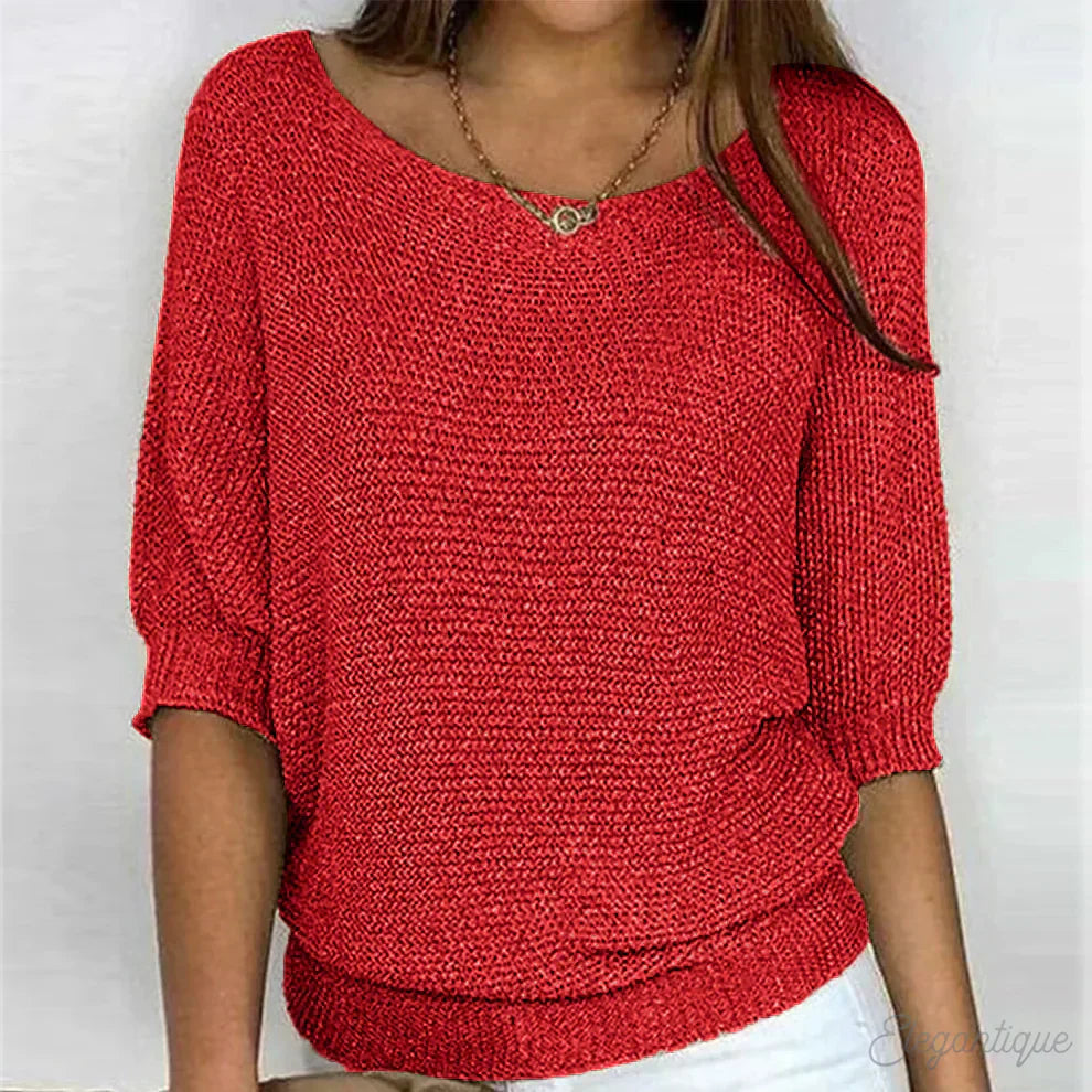 Luigia - Elegant Knitted Jumper