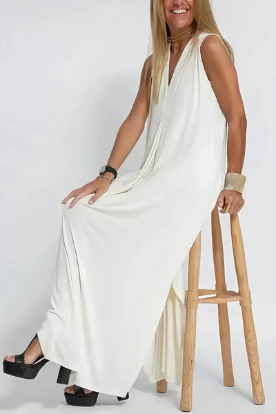 Elegant Long Dress and Matching Cardigan