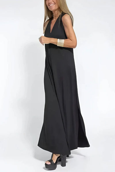 Elegant Long Dress and Matching Cardigan