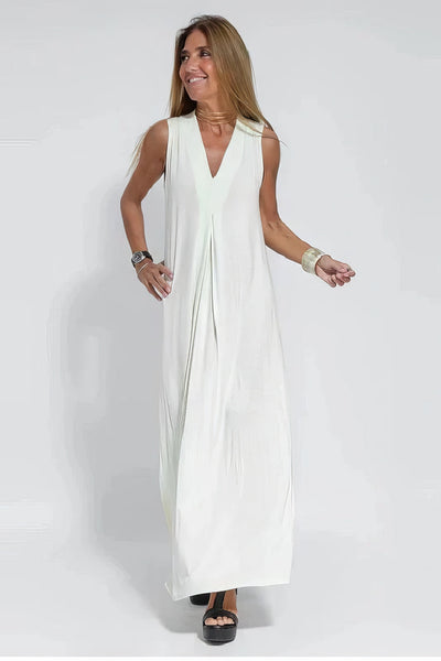 Elegant Long Dress and Matching Cardigan